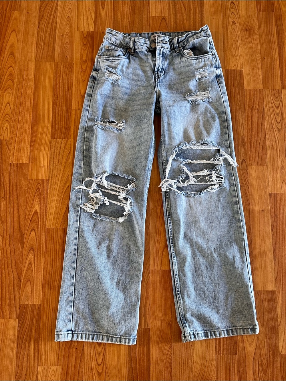 Refuge denim skater low rise Light Blue women’s Straight-Leg Jeans